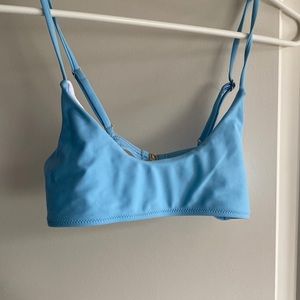 Baby Blue Adjustable Bikini Top